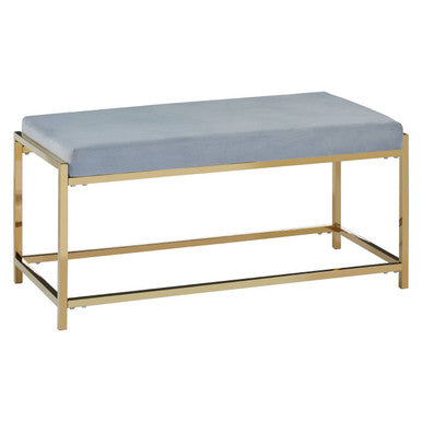 Allure Gold And Powder Blue Bench