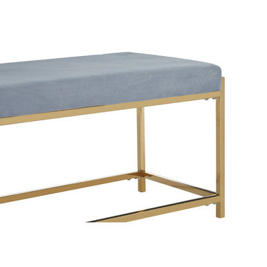 Allure Gold And Powder Blue Bench - Image 6