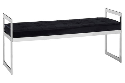 Allure Long Black Seat Bench
