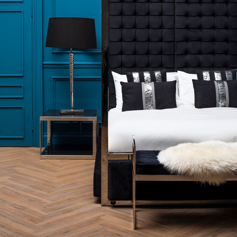 Allure Long Black Seat Bench