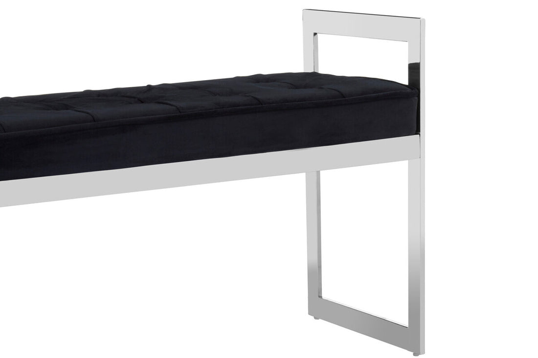 Allure Long Black Seat Bench - Image 6