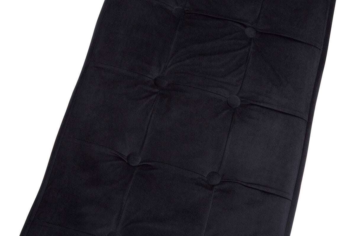 Allure Long Black Seat Bench