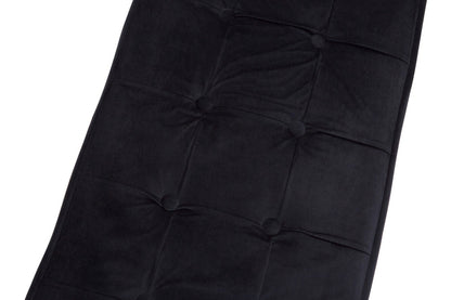 Allure Long Black Seat Bench