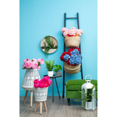 Corra Black Iron Finish Side Table