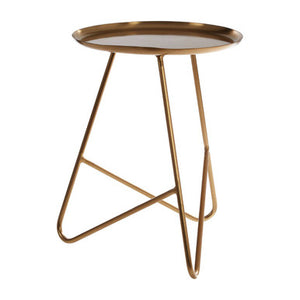 Corra Side Table With Hairpin Legs