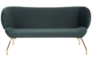 Kolding 2 Seat Green Sofa