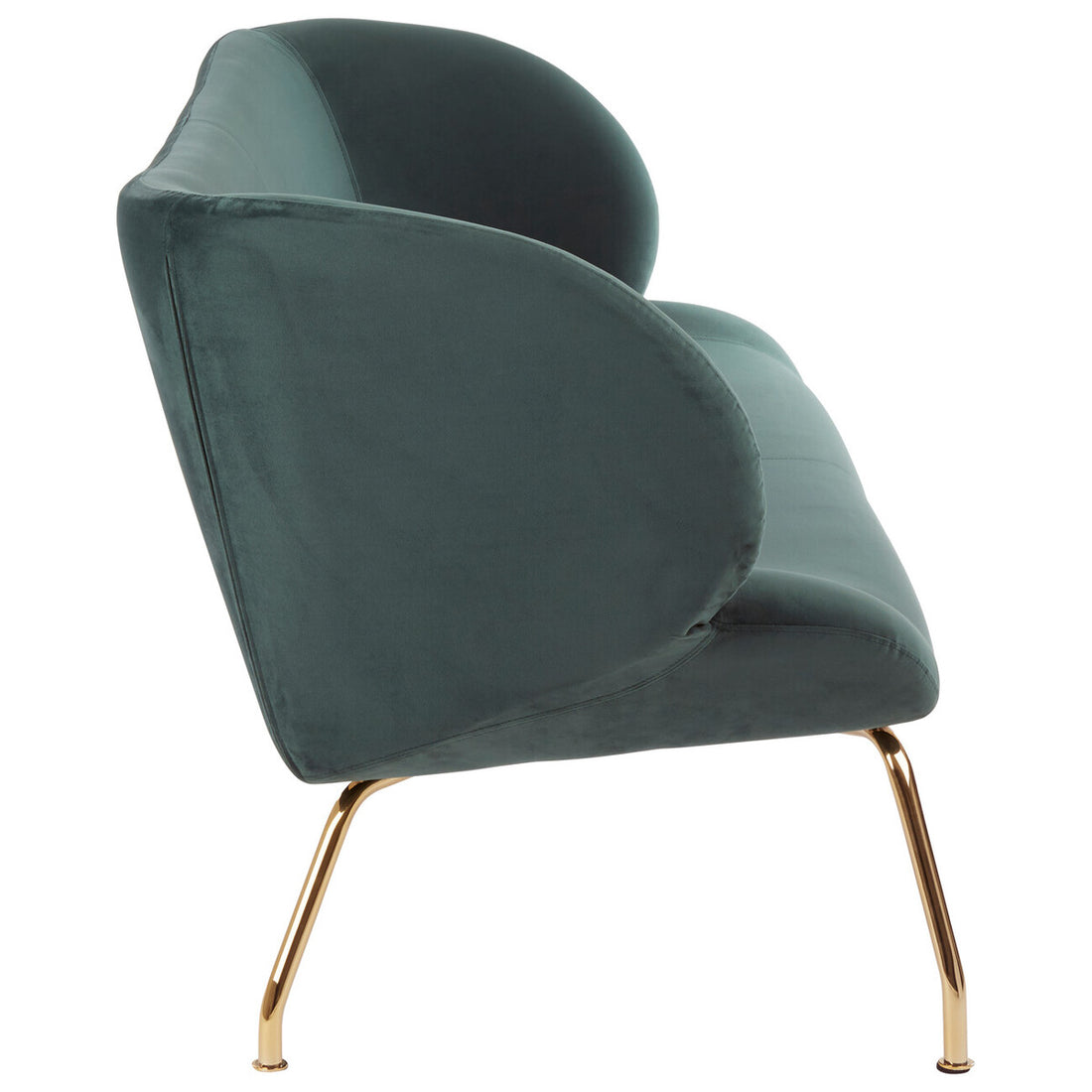 2 Seater Green Sofa, Kolding