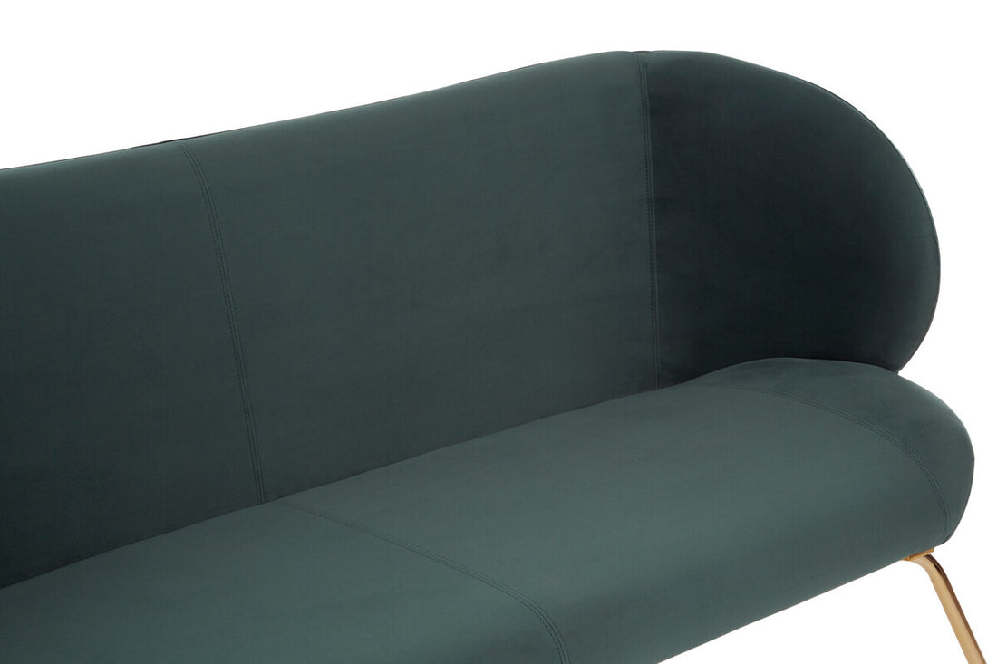 2 Seater Green Sofa, Kolding