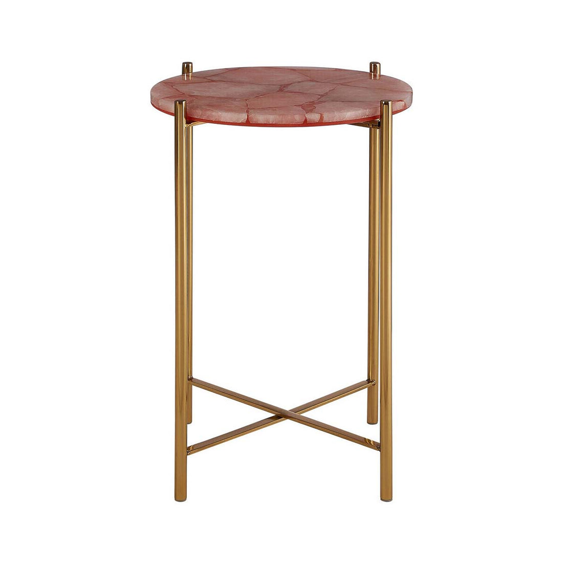 Vita Pink Quartz Side Table