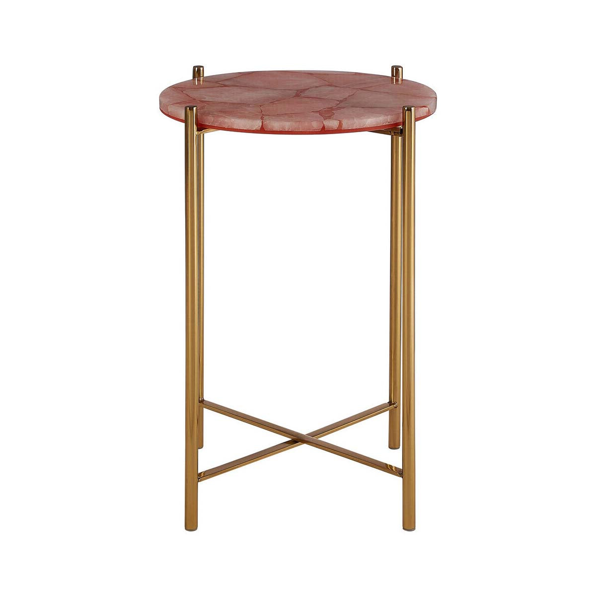 Vita Pink Quartz Side Table