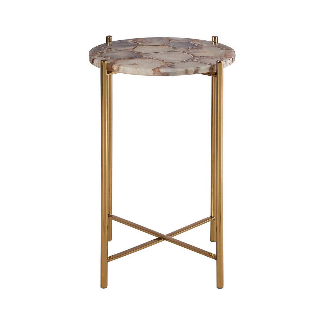 Vita Natural Agate Side Table
