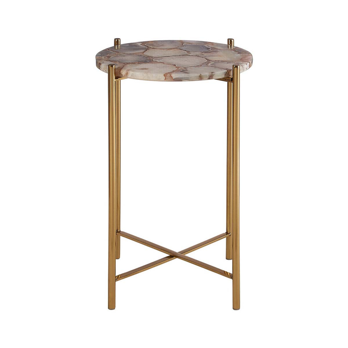 Vita Natural Agate Side Table