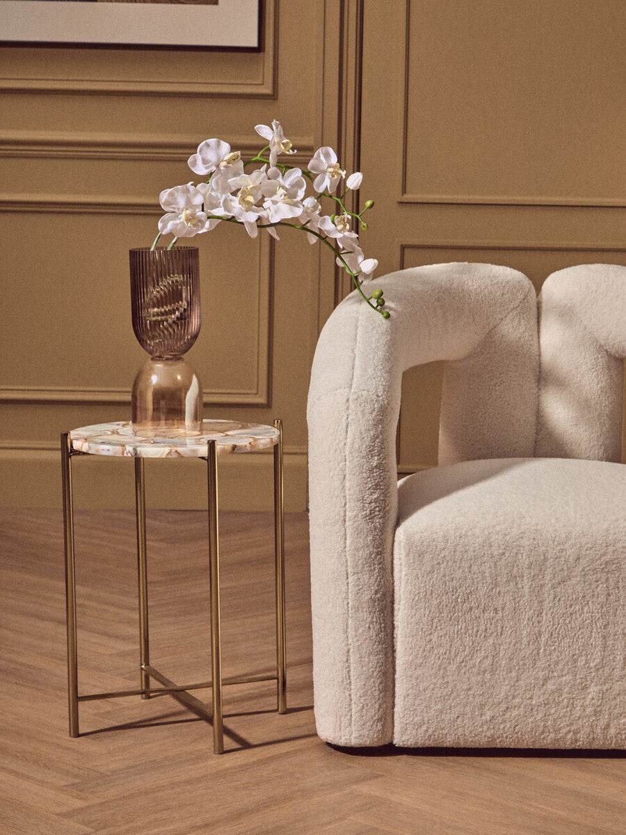 Vita Natural Agate Side Table - Image 5