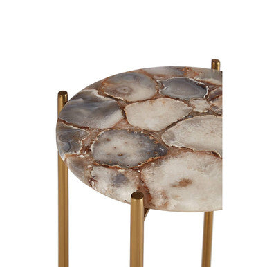 Vita Natural Agate Side Table