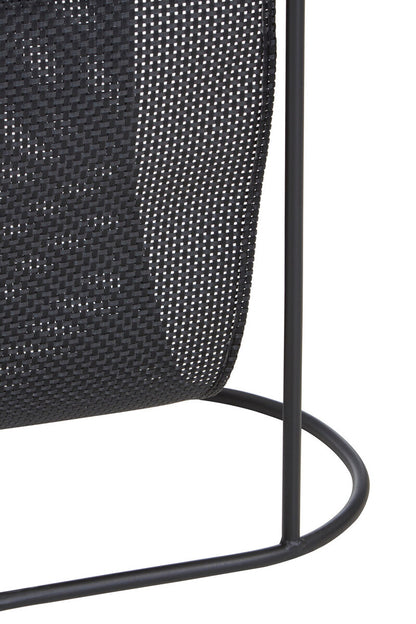 Trento Side Table With Grey Glass Top