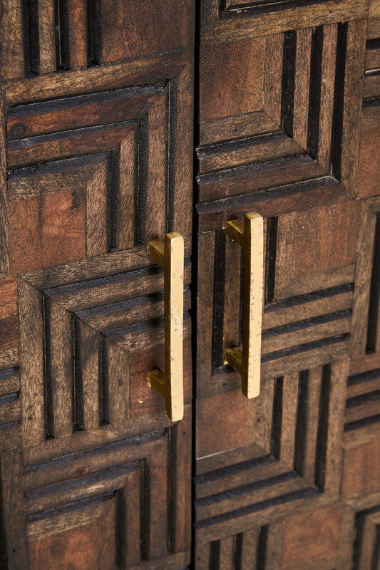 Surat 2 Door Mango Wood Sideboard - Image 6