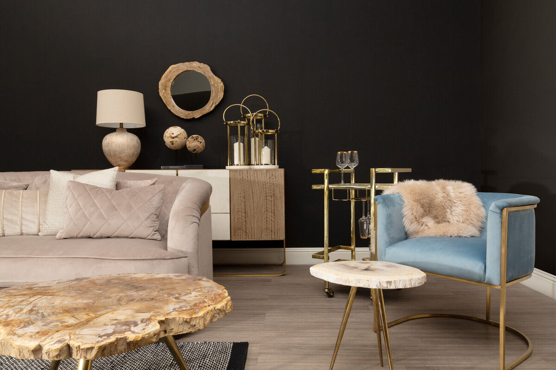 3 Seater Grey Cotton Velvet Sofa, Fiji - Image 7