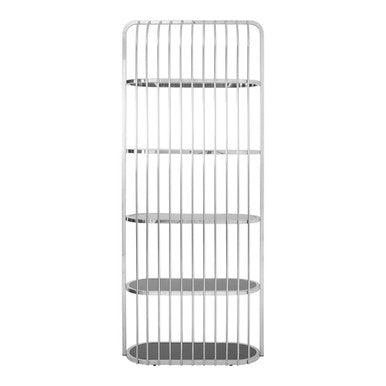 Horizon Silver Cage Design Bookshelf