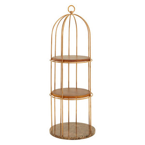 Horizon 3 Tier Small Cage Design Shelf Unit