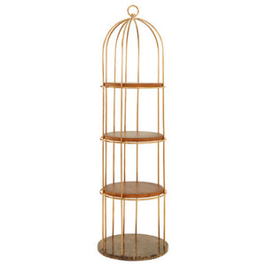 Horizon 4 Tier Large Cage Design Shelf Unit