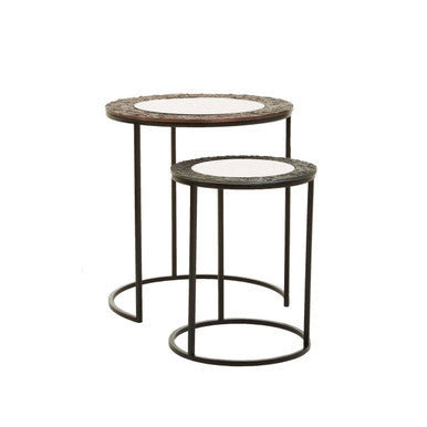 Akola Set Of 2 Round Nesting Tables