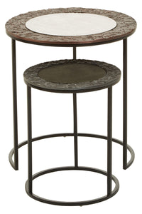 Akola Set Of 2 Round Nesting Tables