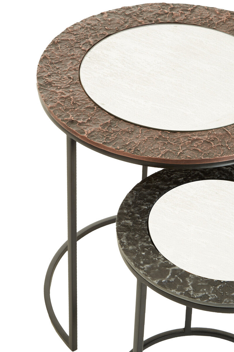 Akola Set Of 2 Round Nesting Tables - Image 6
