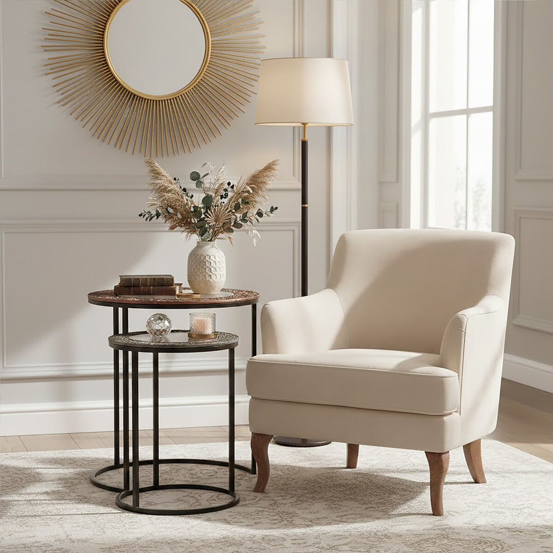 Akola Set Of 2 Round Nesting Tables - Image 3