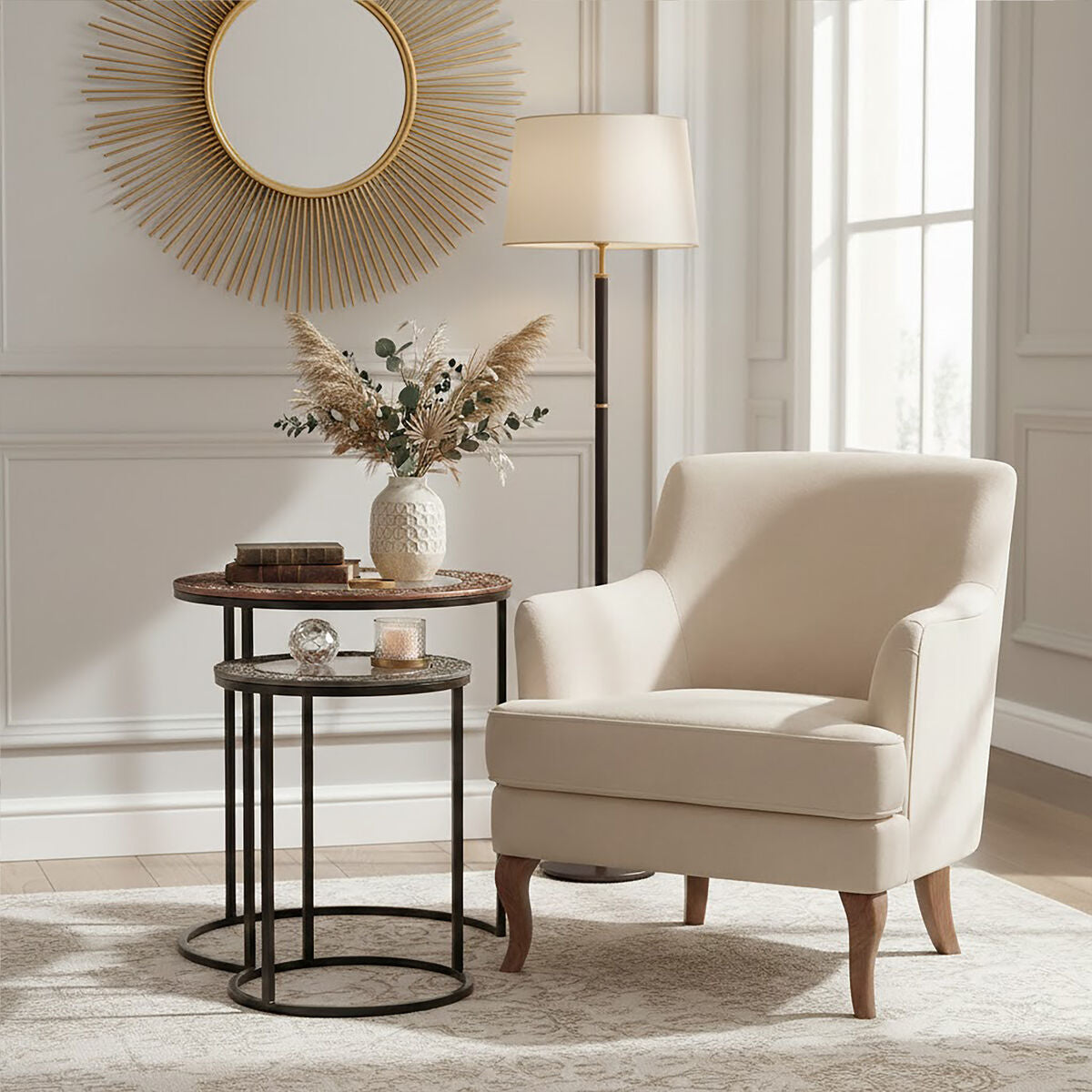 Akola Set Of 2 Round Nesting Tables - Image 3