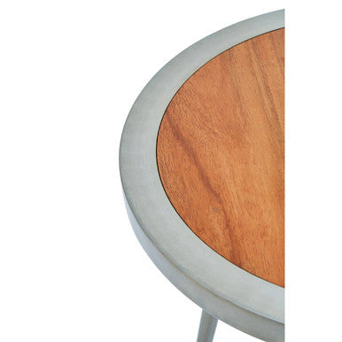 Almora Acacia Wood Round Side Table
