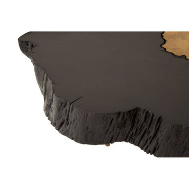 Asamra Black And Gold Coffee Table