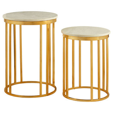 Templar Set Of 2 Linear Design Side Tables