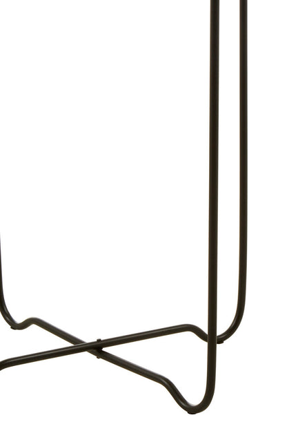 Templar Gold Finish Round Top Side Table