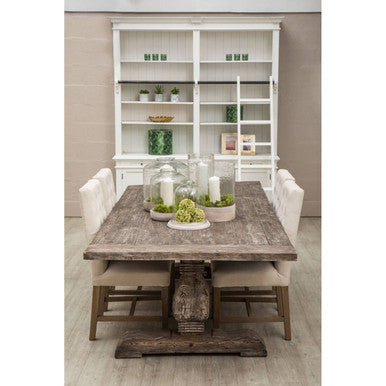 Lovina Recycled Pine Wood Dining Table - Image 4