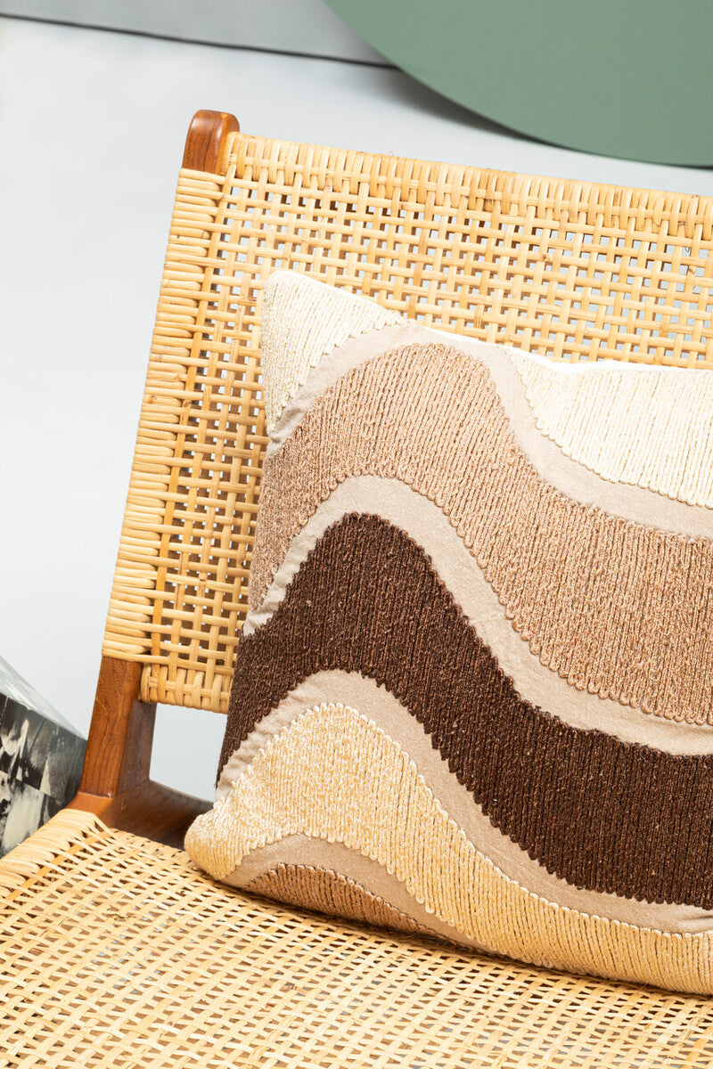 Lovina Teak Wood And Natural Rattan Lounge Chair