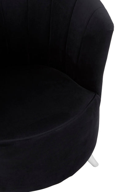 Maci Black Tub Chair