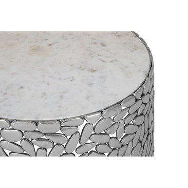 Templar Set Of 2 Antique Pewter Side Tables - Image 5