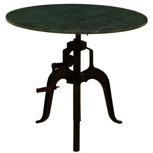 Vasco Small Bar Table with Green Marble Top