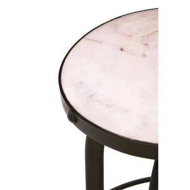 Vasco Black And White Finish Bar Stool - Image 3