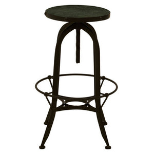 Vasco Black And Green Finish Bar Stool