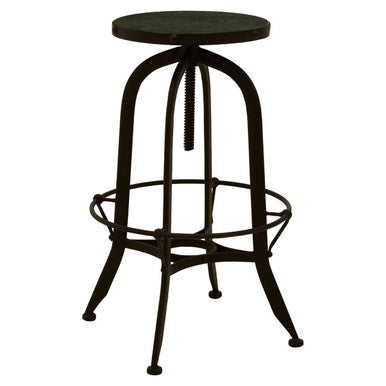 Vasco Black And Green Finish Bar Stool