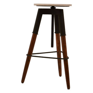 Vasco 3 Leg Bar Stool With Wood Top