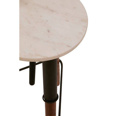 Vasco 3 Leg Bar Stool With Marble Top - Image 6