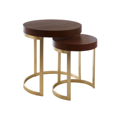 Villi Walnut Wood Nesting Tables