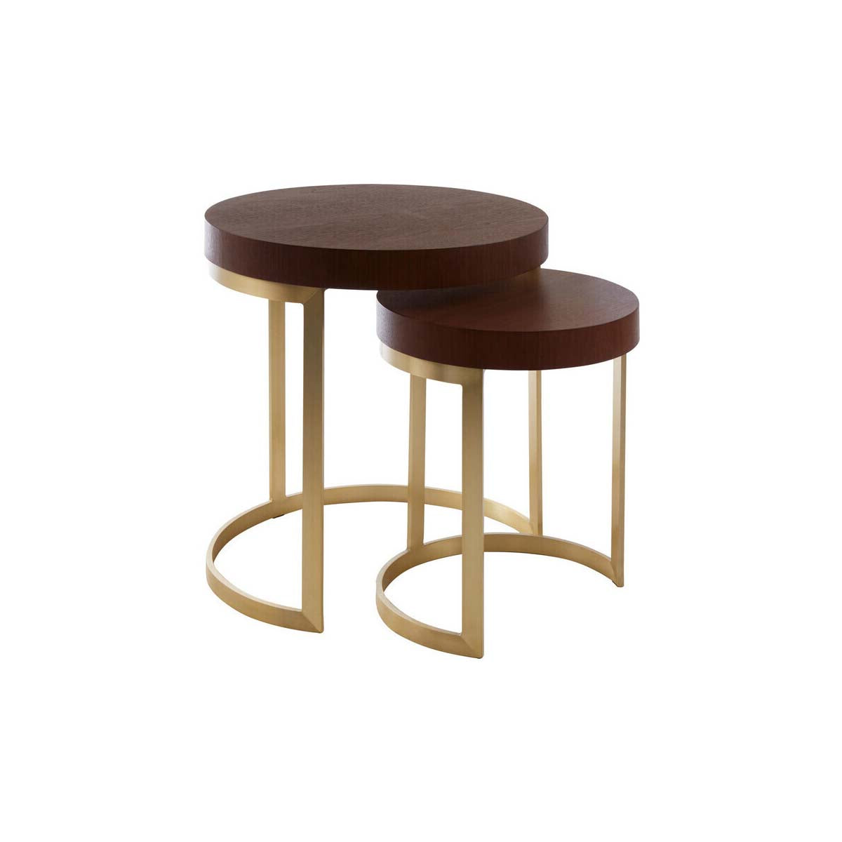 Villi Walnut Wood Nesting Tables