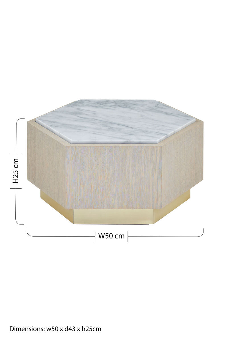 Villi Small White Side Table - Image 6