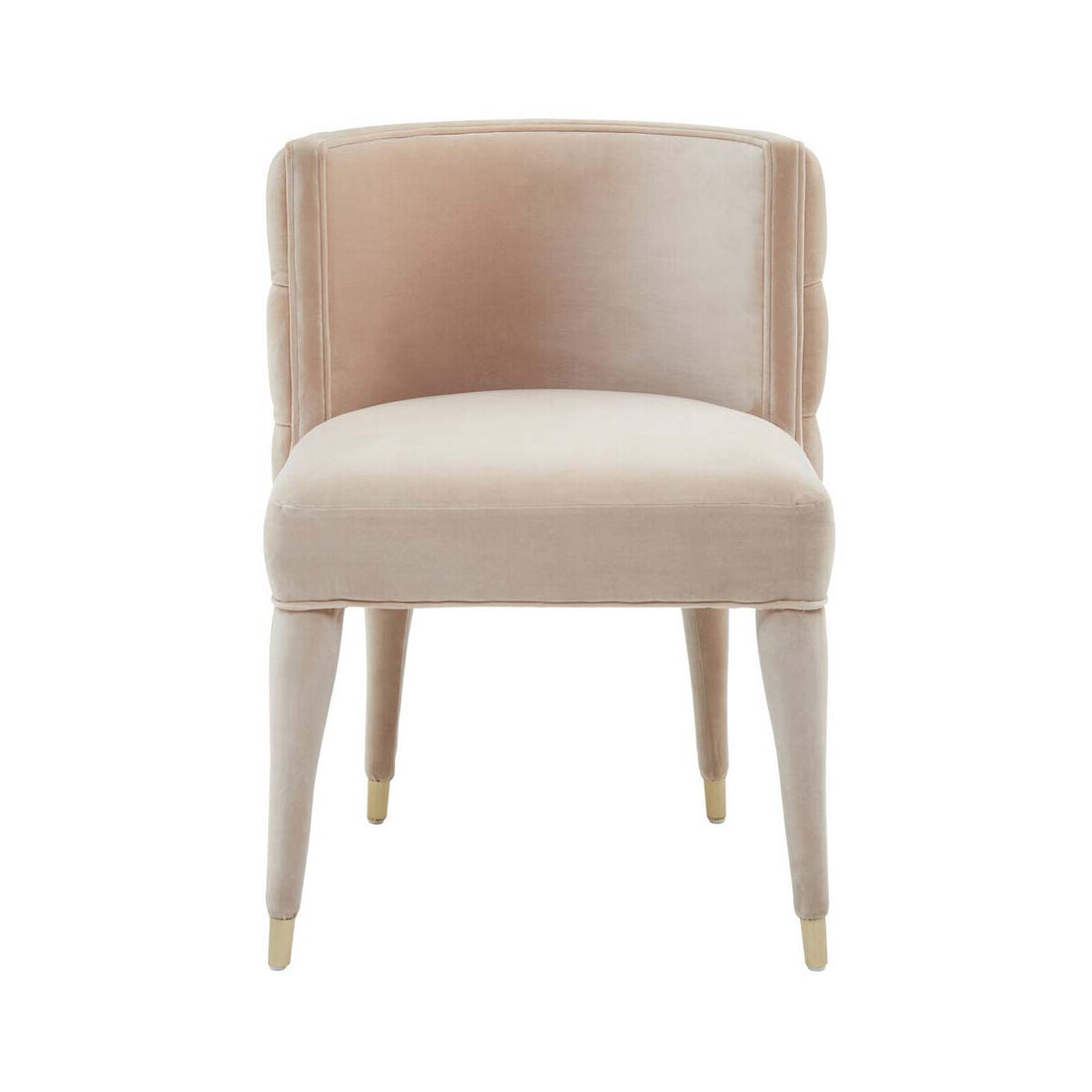 Villi Beige Tufted Backrest Chair