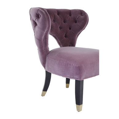 Villi Lilac Velvet Accent Chair - Image 8