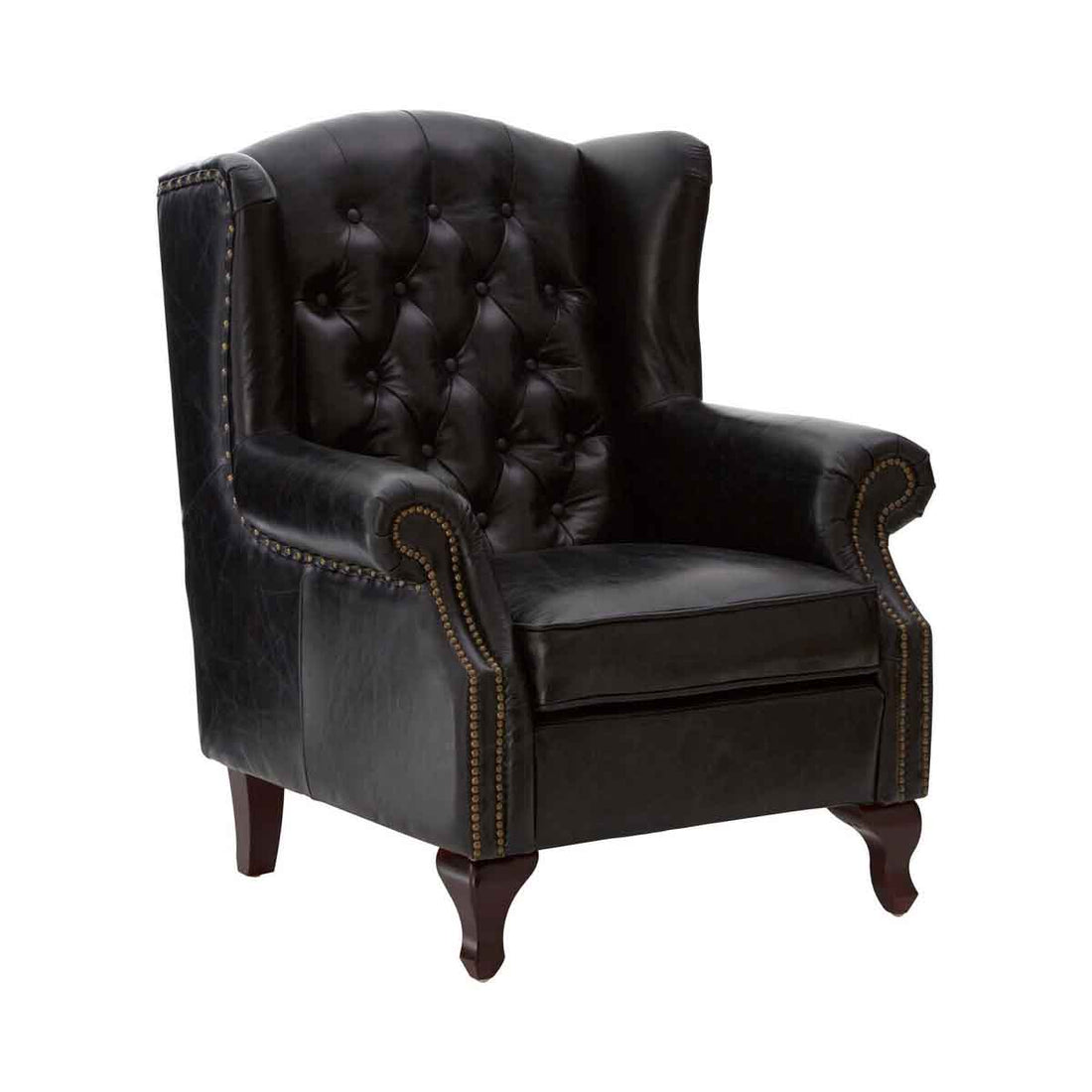 Victor Black Scroll Armchair