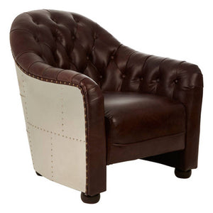 Victor Classic Armchair With Buttoned Back